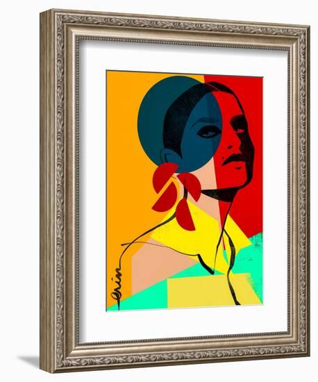 Face Off No. 1-Erin K. Robinson-Framed Art Print