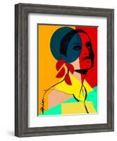 Face Off No. 1-Erin K. Robinson-Framed Art Print