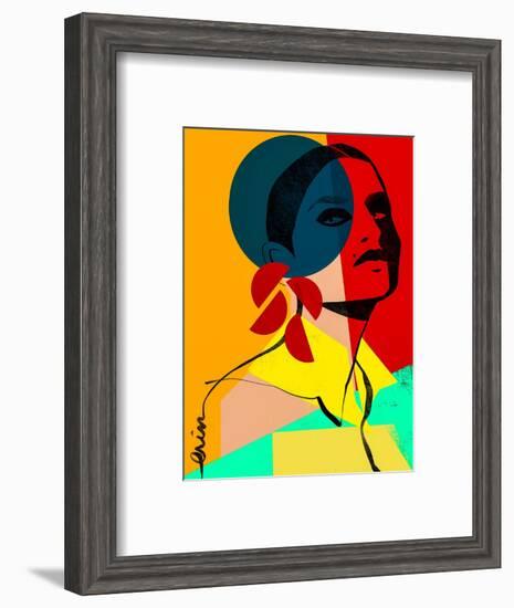 Face Off No. 1-Erin K. Robinson-Framed Art Print