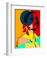 Face Off No. 1-Erin K. Robinson-Framed Art Print