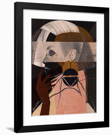 Face Off No. 2-Erin K. Robinson-Framed Art Print