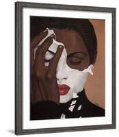 Face Reality – Female-Laurie Cooper-Framed Art Print