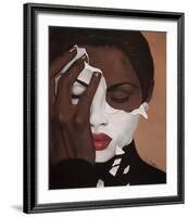 Face Reality – Female-Laurie Cooper-Framed Art Print