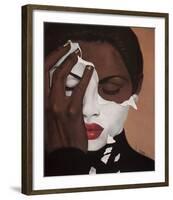Face Reality – Female-Laurie Cooper-Framed Art Print