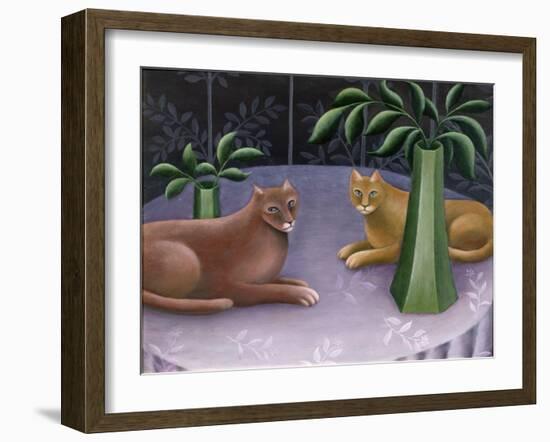 Face to Face-Jerzy Marek-Framed Giclee Print