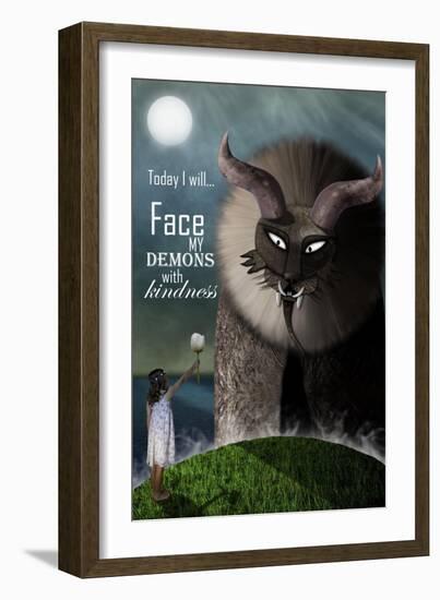 Face your Demons-Carrie Webster-Framed Giclee Print