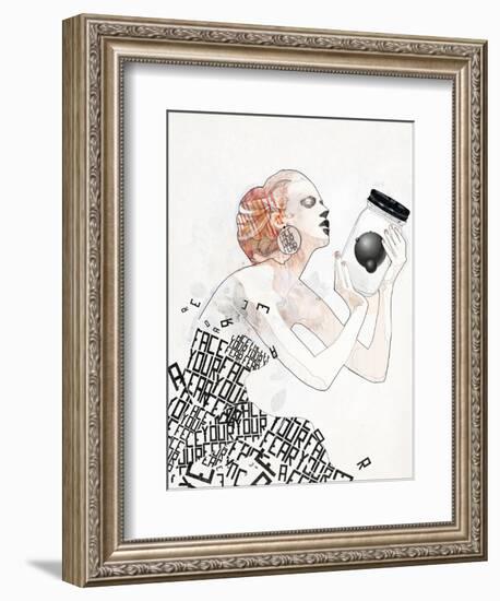 Face Your Fears-Mydeadpony-Framed Premium Giclee Print