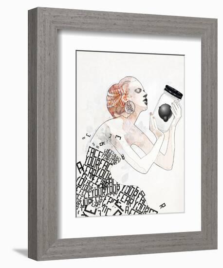 Face Your Fears-Mydeadpony-Framed Premium Giclee Print