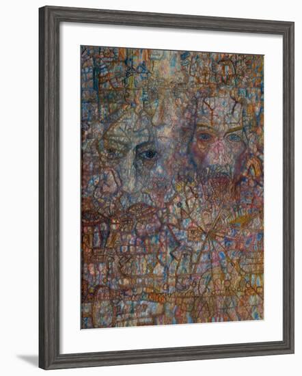 Faces, 1940-Pavel Nikolayevich Filonov-Framed Giclee Print