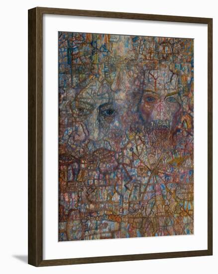 Faces, 1940-Pavel Nikolayevich Filonov-Framed Giclee Print