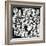 Faces in Black and White-Diana Ong-Framed Giclee Print