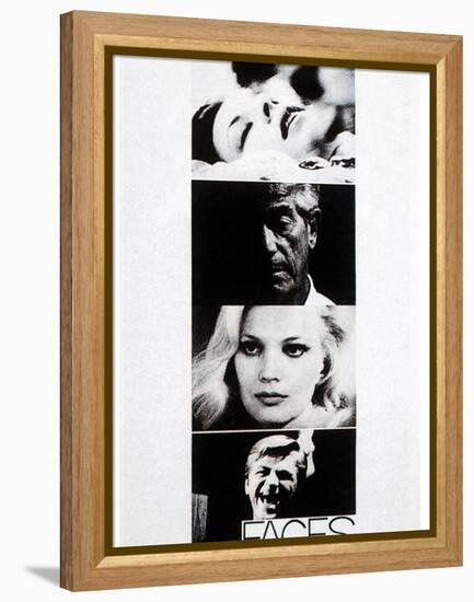 Faces, John Marley, Gena Rowlands, Seymour Cassel, 1968-null-Framed Stretched Canvas