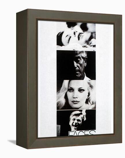 Faces, John Marley, Gena Rowlands, Seymour Cassel, 1968-null-Framed Stretched Canvas