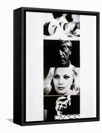 Faces, John Marley, Gena Rowlands, Seymour Cassel, 1968-null-Framed Stretched Canvas