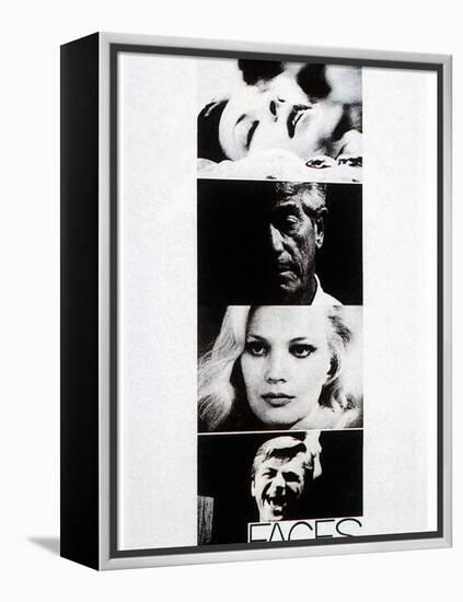 Faces, John Marley, Gena Rowlands, Seymour Cassel, 1968-null-Framed Stretched Canvas