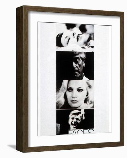 Faces, John Marley, Gena Rowlands, Seymour Cassel, 1968-null-Framed Photo