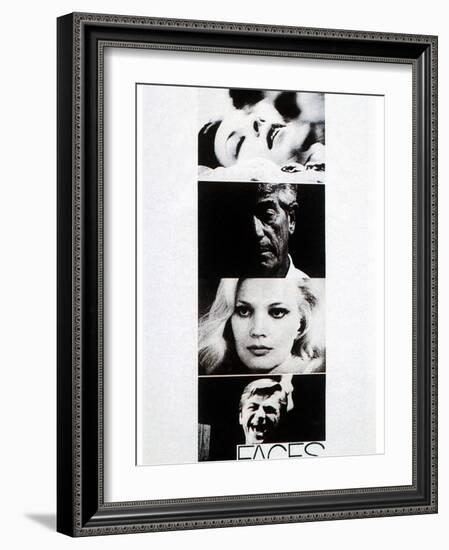 Faces, John Marley, Gena Rowlands, Seymour Cassel, 1968-null-Framed Photo