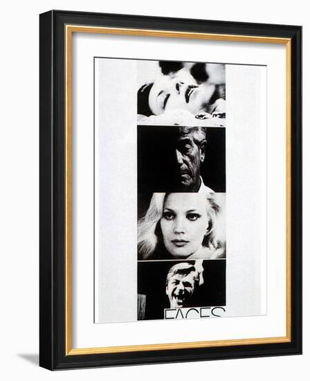 Faces, John Marley, Gena Rowlands, Seymour Cassel, 1968-null-Framed Photo