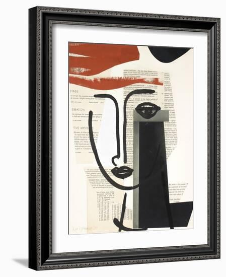 Faces of A Century VI-Rob Delamater-Framed Art Print