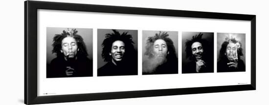 Faces of Bob Marley-null-Framed Art Print