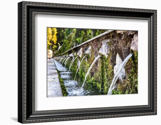 Faces Of The Hundred Fountains-George Oze-Framed Photographic Print