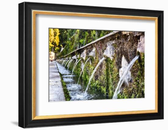 Faces Of The Hundred Fountains-George Oze-Framed Photographic Print