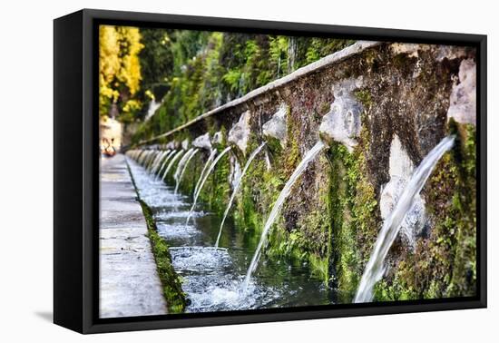 Faces Of The Hundred Fountains-George Oze-Framed Premier Image Canvas