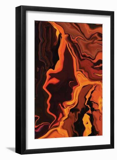 Faces-Rabi Khan-Framed Art Print