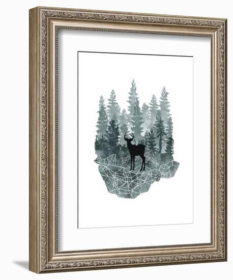 Faceted Animals I-Naomi McCavitt-Framed Art Print