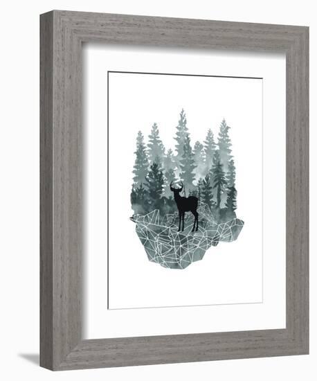 Faceted Animals I-Naomi McCavitt-Framed Art Print