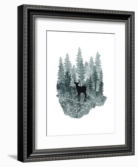 Faceted Animals I-Naomi McCavitt-Framed Art Print