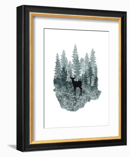 Faceted Animals I-Naomi McCavitt-Framed Art Print