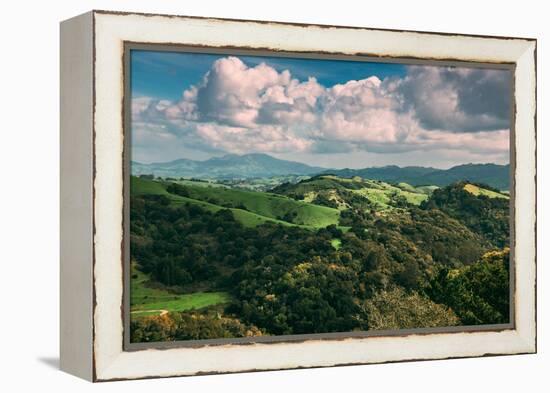 Facing East From Oakland Hills, Mount Diablo, Northern California-Vincent James-Framed Premier Image Canvas