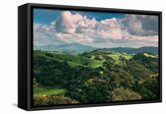 Facing East From Oakland Hills, Mount Diablo, Northern California-Vincent James-Framed Premier Image Canvas