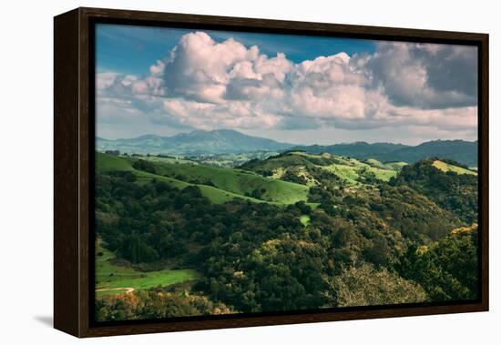 Facing East From Oakland Hills, Mount Diablo, Northern California-Vincent James-Framed Premier Image Canvas