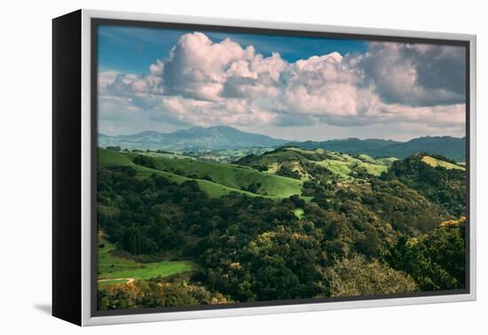 Facing East From Oakland Hills, Mount Diablo, Northern California-Vincent James-Framed Premier Image Canvas