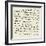 'Facsimile of autograph letter by Kitty Clive', 1907-Unknown-Framed Giclee Print
