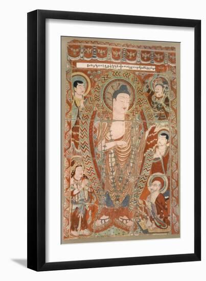 Facsimile of Cave Temple Paintings Now in the Koeniglichen Museum, Berlin-German-Framed Giclee Print