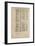 'Facsimile of the Earliest Extant Copy of Lloyd's List', c1740s, (1928)-Unknown-Framed Giclee Print