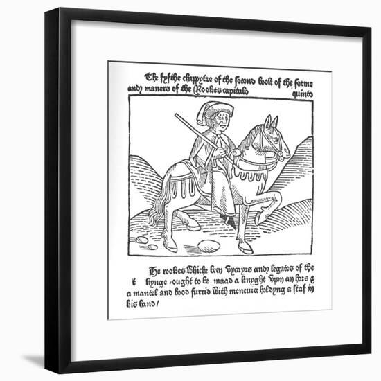 'Facsimile of the 'Game and Playe of the Chesse', c1470-Unknown-Framed Giclee Print