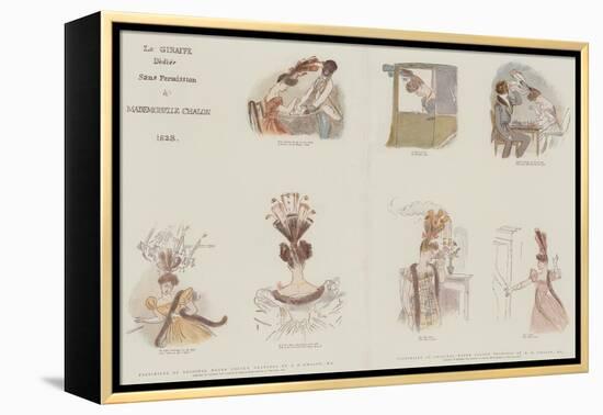 Facsimiles of Original Water Colour Drawings-Alfred-edward Chalon-Framed Premier Image Canvas