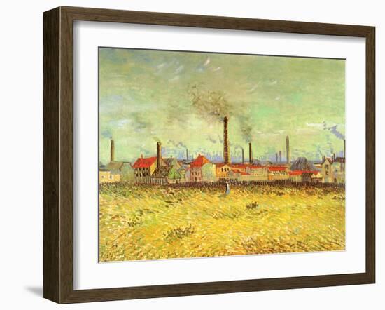 Factories, 1887-Vincent van Gogh-Framed Giclee Print