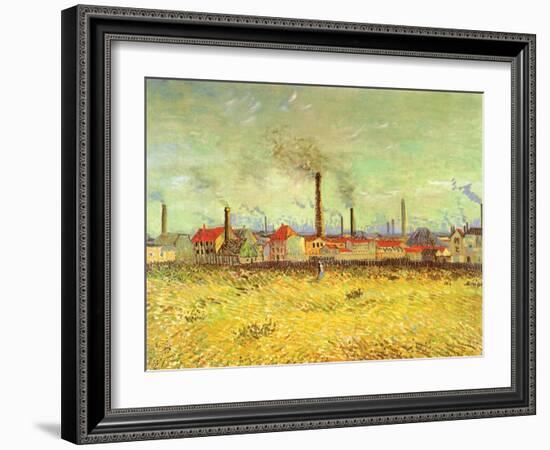 Factories, 1887-Vincent van Gogh-Framed Giclee Print