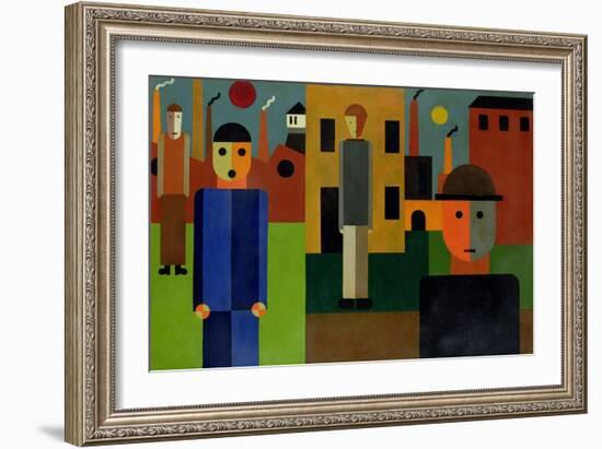 Factories, 1926-Franz W. Seiwert-Framed Giclee Print