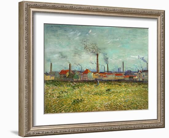 Factories at Clichy, 1887-Vincent van Gogh-Framed Giclee Print