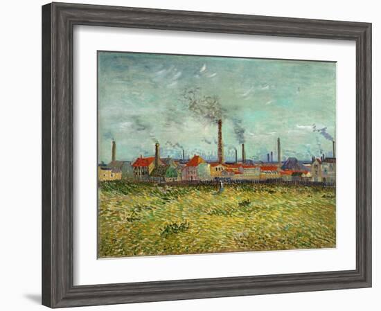 Factories at Clichy, 1887-Vincent van Gogh-Framed Giclee Print