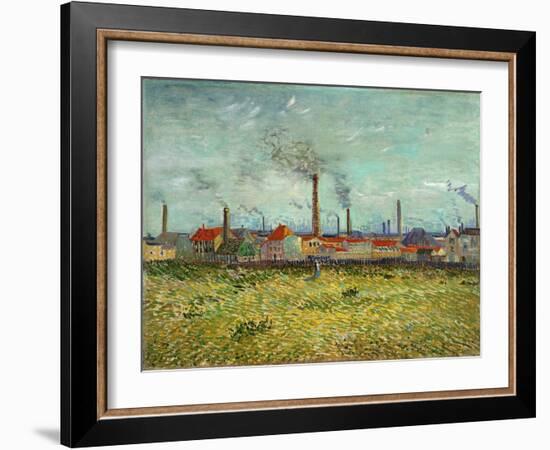 Factories at Clichy, 1887-Vincent van Gogh-Framed Giclee Print