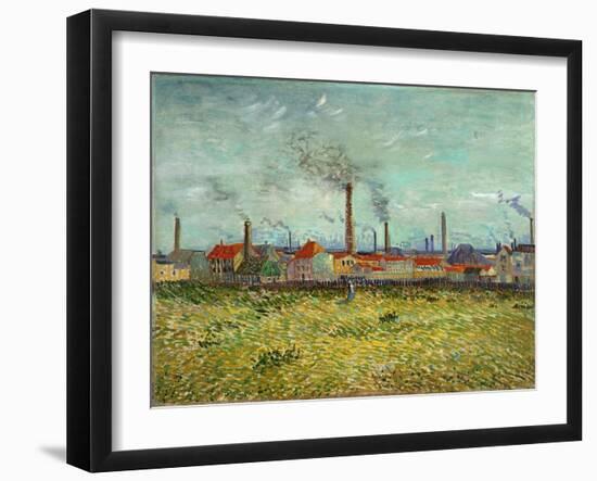 Factories at Clichy, 1887-Vincent van Gogh-Framed Giclee Print