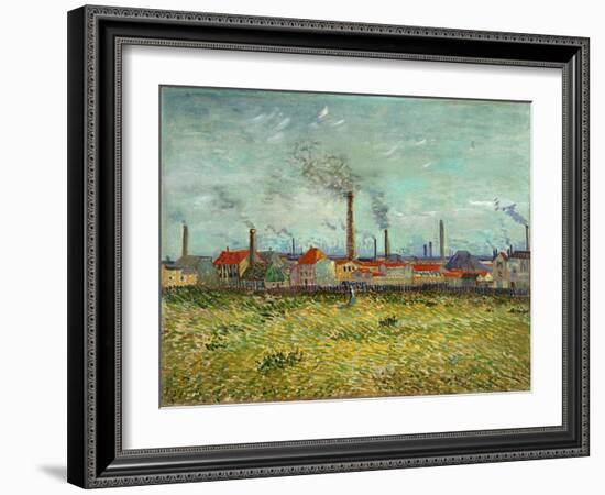 Factories at Clichy, 1887-Vincent van Gogh-Framed Giclee Print