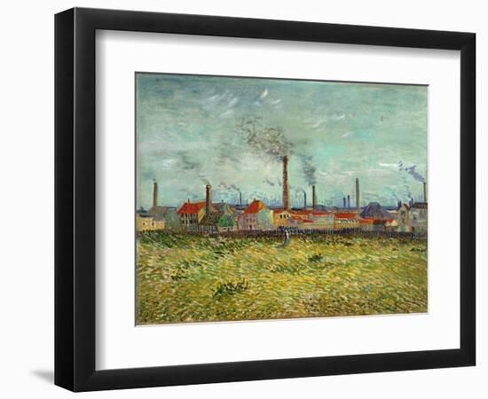 Factories at Clichy, 1887-Vincent van Gogh-Framed Giclee Print